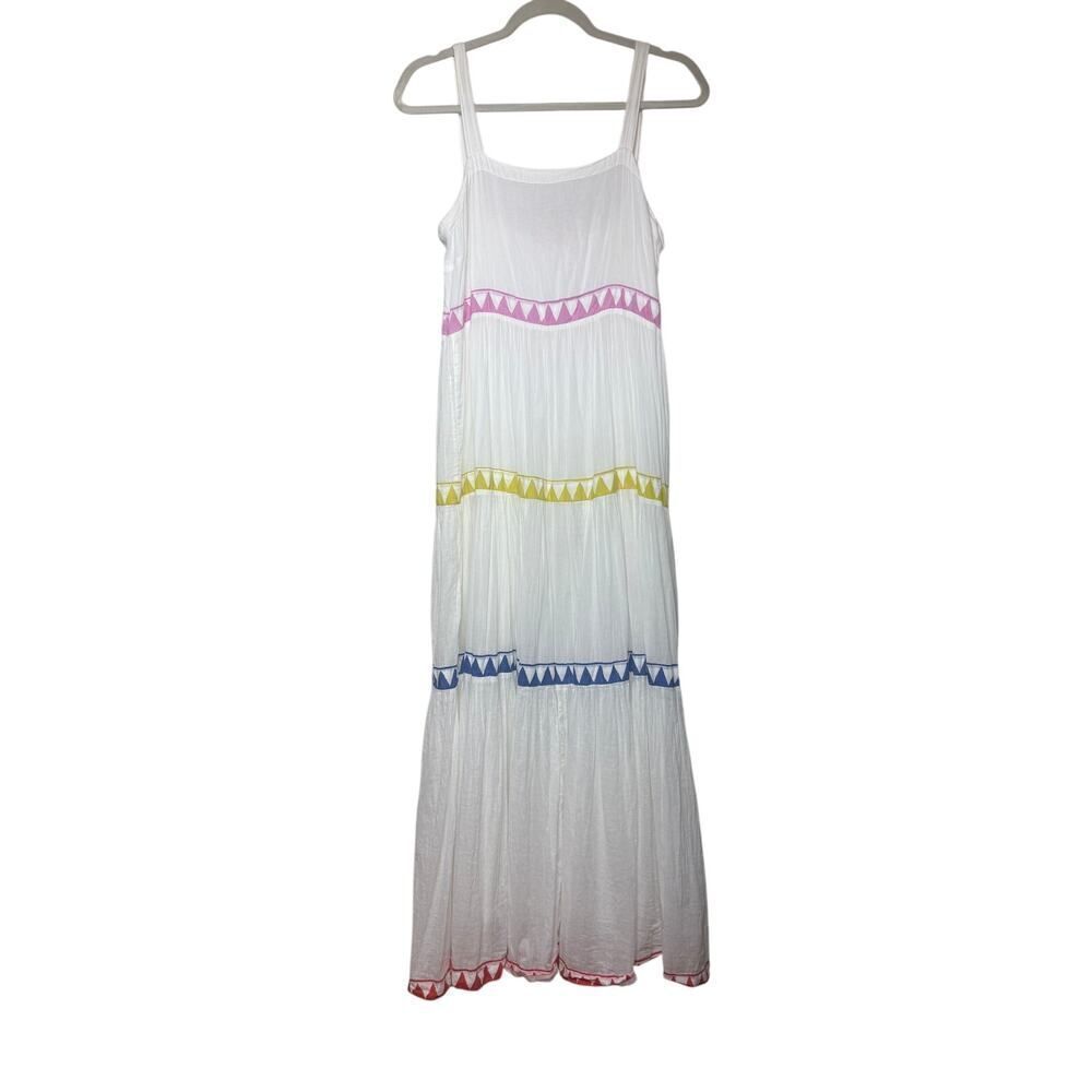 Oliphant Salsa Tiered Maxi Dress Sz. S - Picture 3 of 7